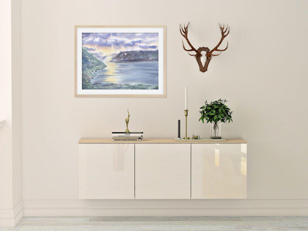 Fjord Landscape - Art Print