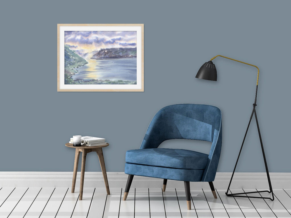 Fjord Landscape - Art Print