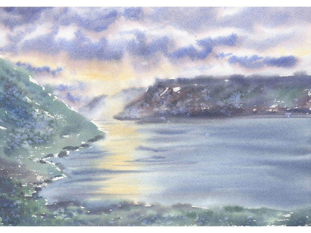 Fjord Landscape - Art Print