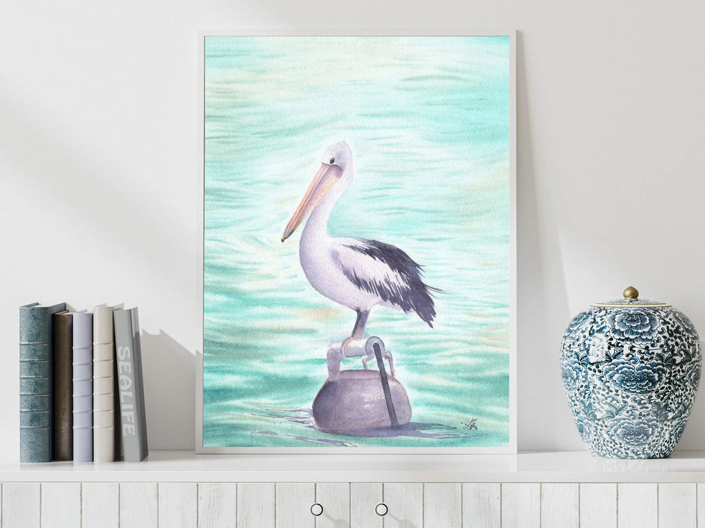 Australian Pelican - Art Print