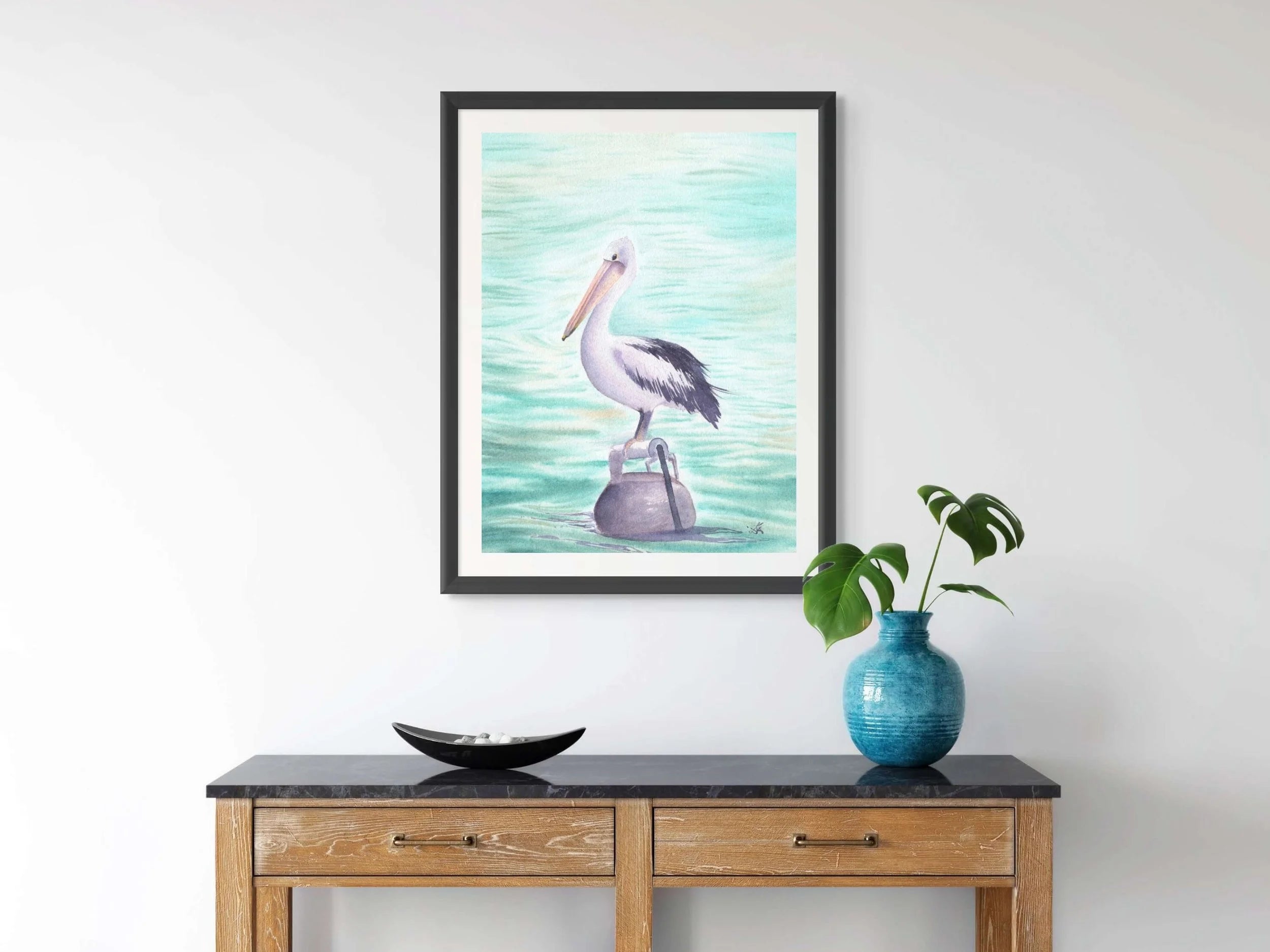 Australian Pelican - Art Print