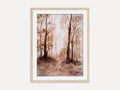 An Autumn Trail - Original Watercolor Painting