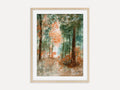 Autumn Forest Vibes - Original Watercolor Painting