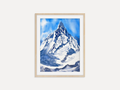 Beyond Dreams - Original Watercolor Mountain Painting