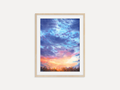 Blue Clouds - Art Print