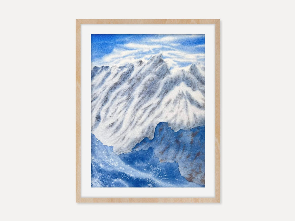 Blue Mountains - Original Watercolor Painting