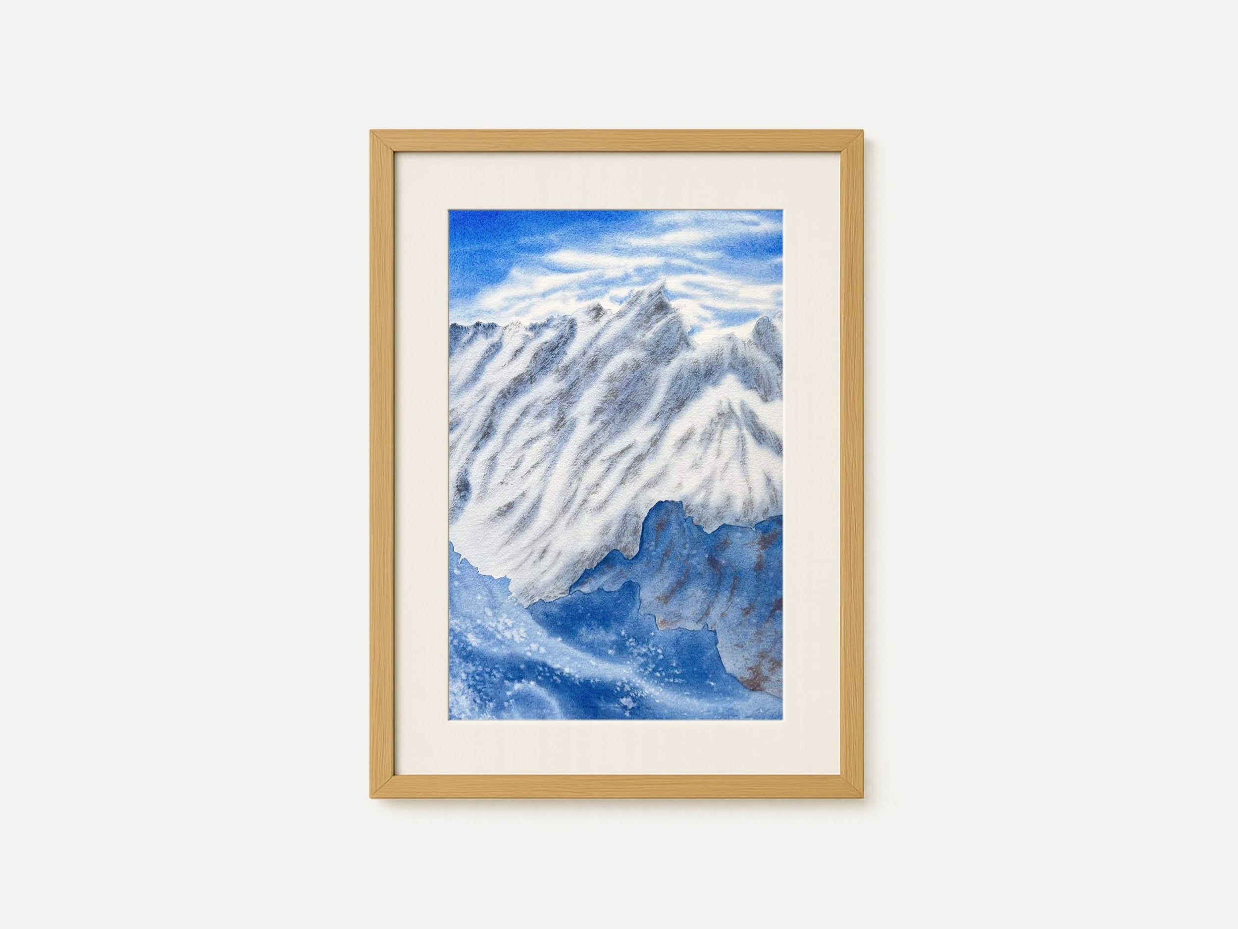 Blue Mountains - Original Watercolor Painting