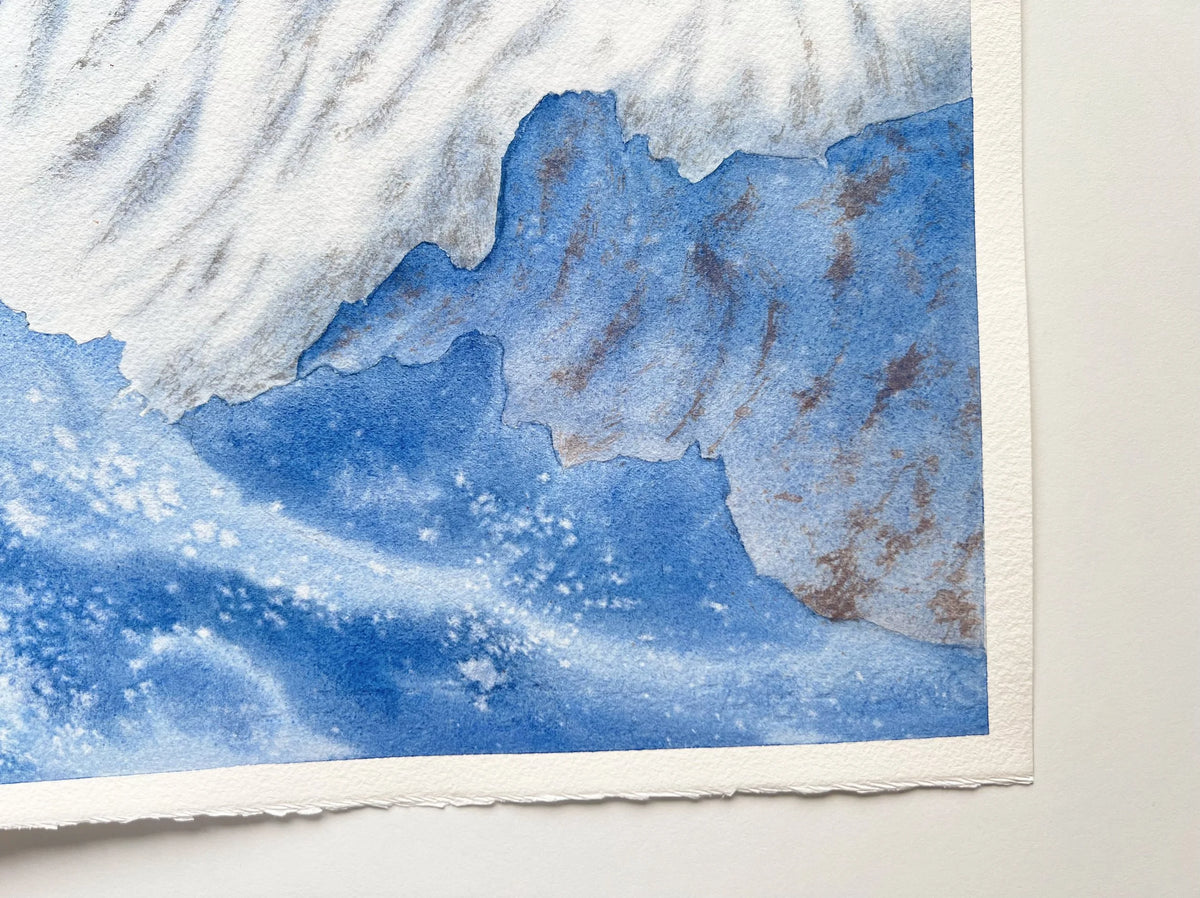 Blue Mountains - Original Watercolor Painting