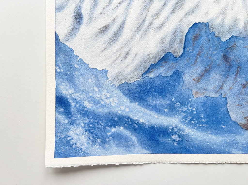 Blue Mountains - Original Watercolor Painting