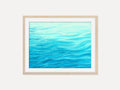 Calm Blue Waves - Art Print
