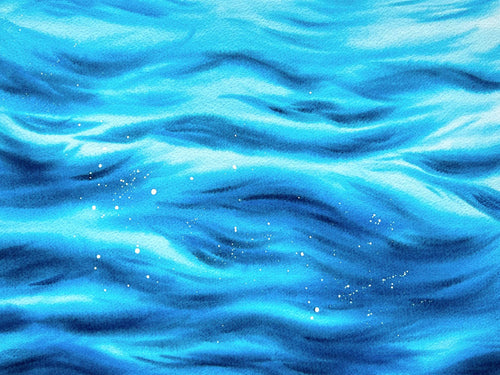 Calm Water - Original Watercolor Painting