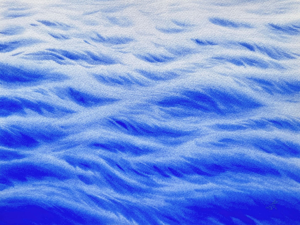 Calming Waves - Original Watercolor Painting