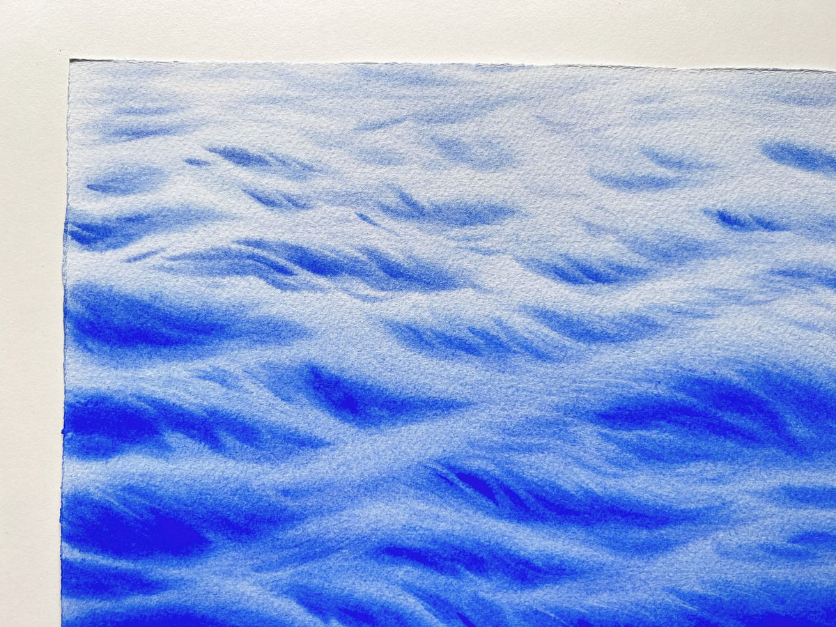 Calming Waves - Original Watercolor Painting