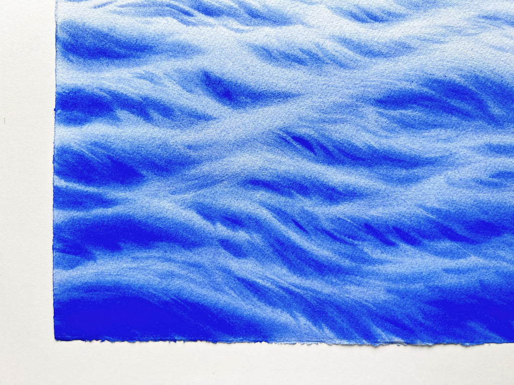 Calming Waves - Original Watercolor Painting