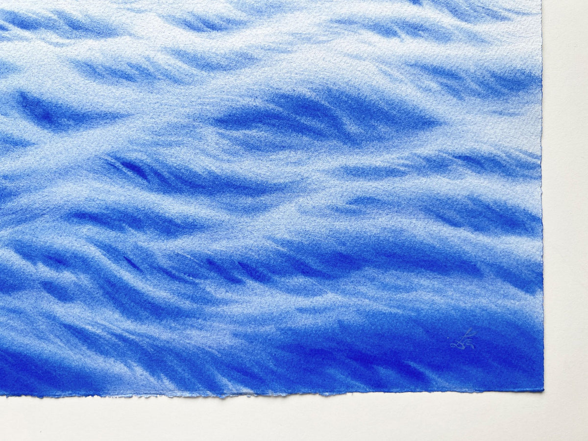 Calming Waves - Original Watercolor Painting