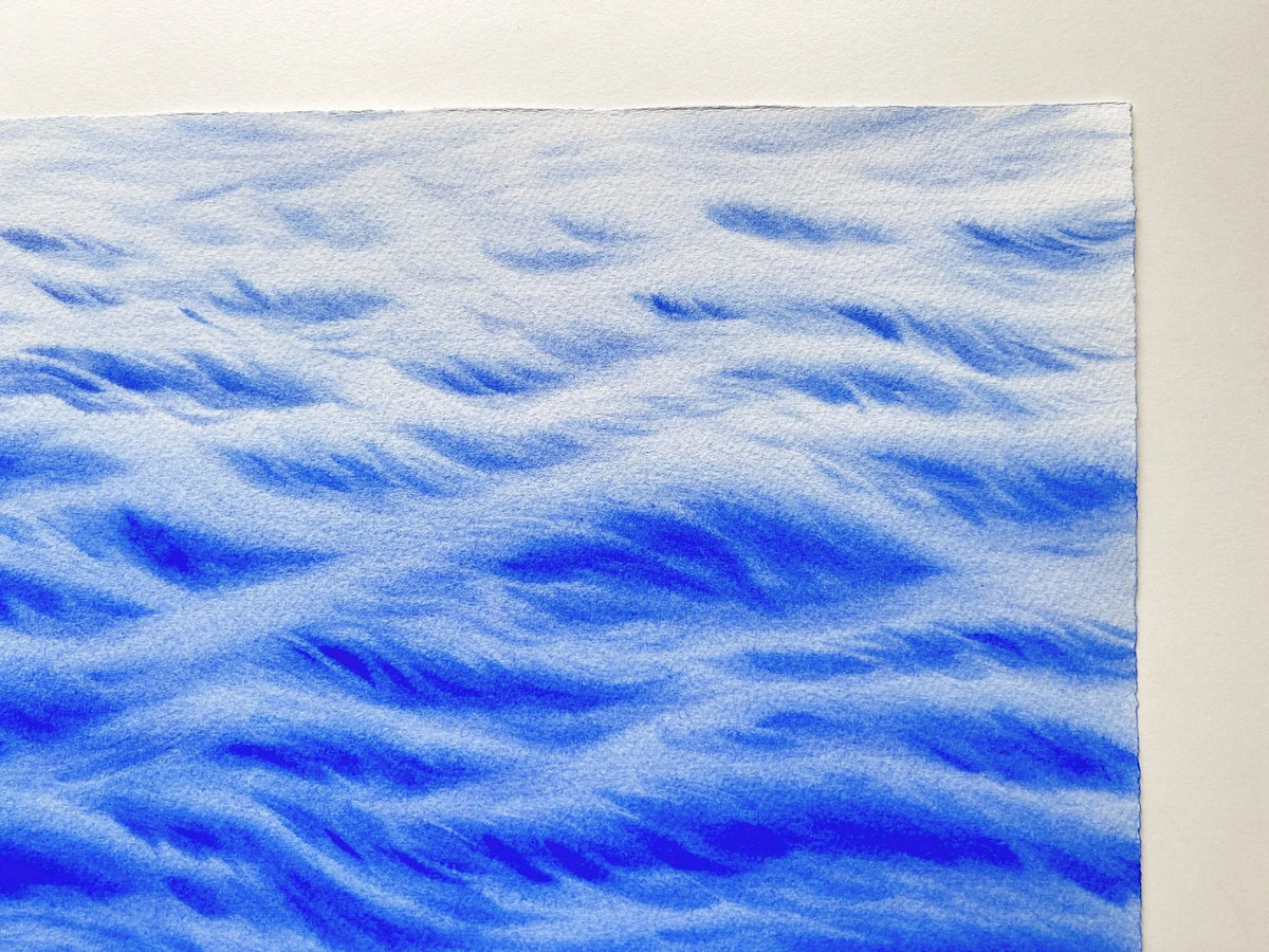 Calming Waves - Original Watercolor Painting