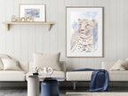 Caucasian Leopard - Art Print