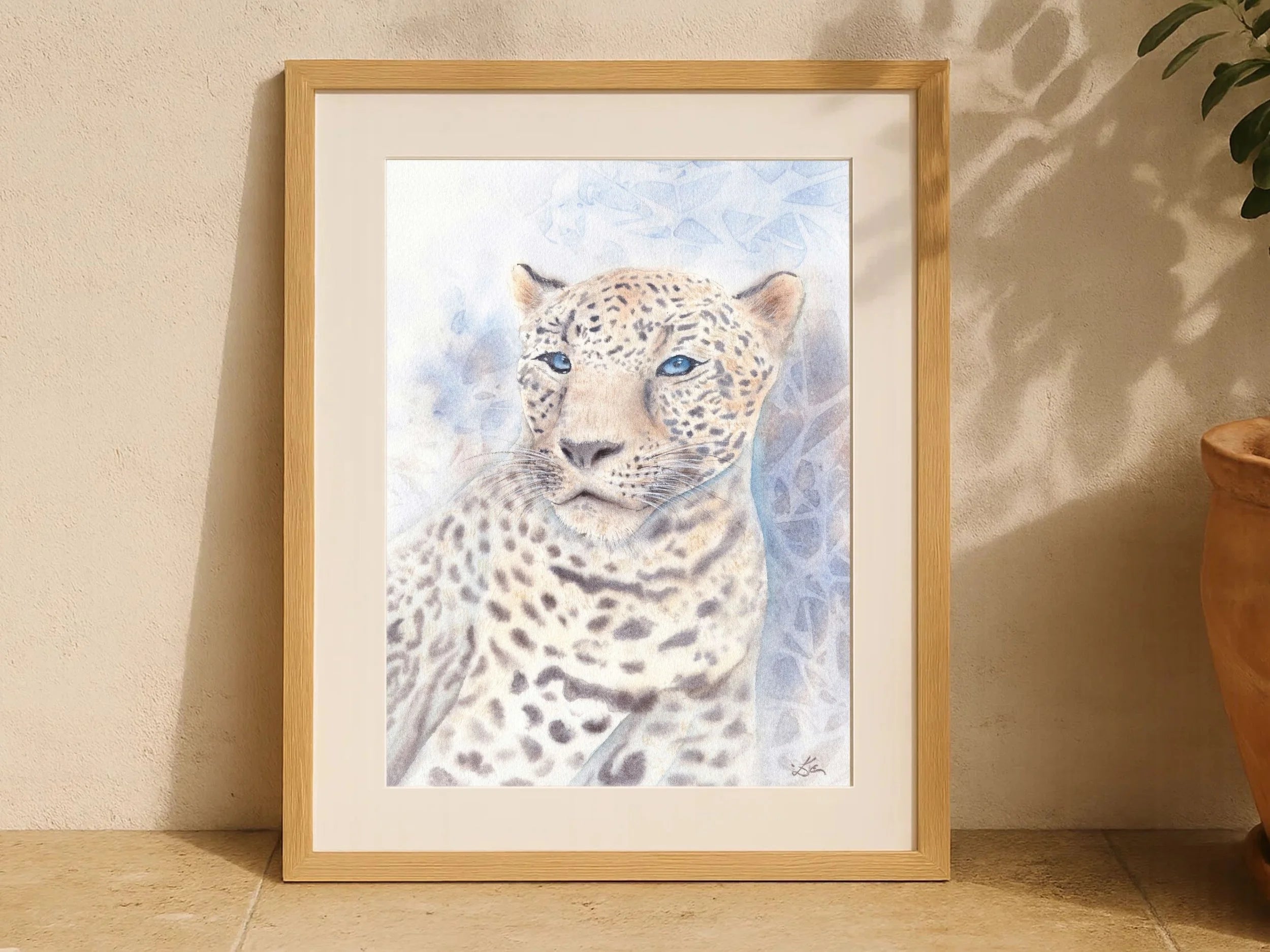Caucasian Leopard - Art Print