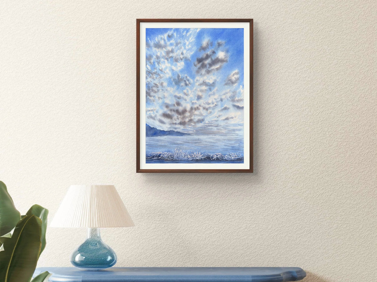 Fluffy Cirrocumulus Clouds - Art Print