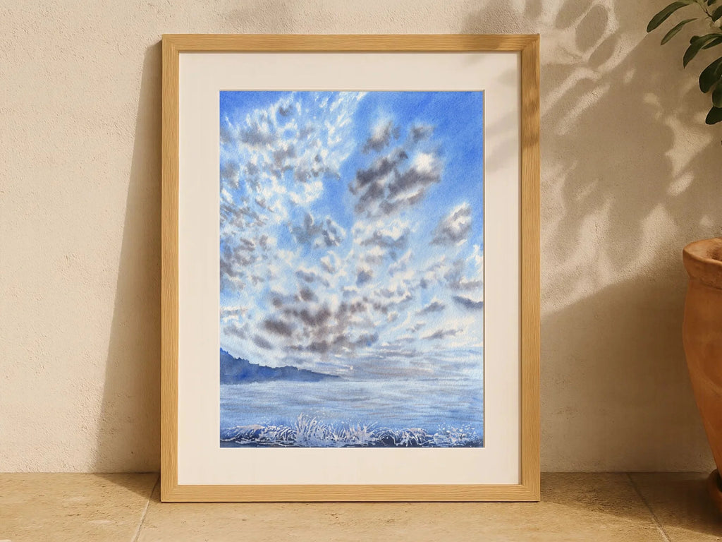 Fluffy Cirrocumulus Clouds - Art Print