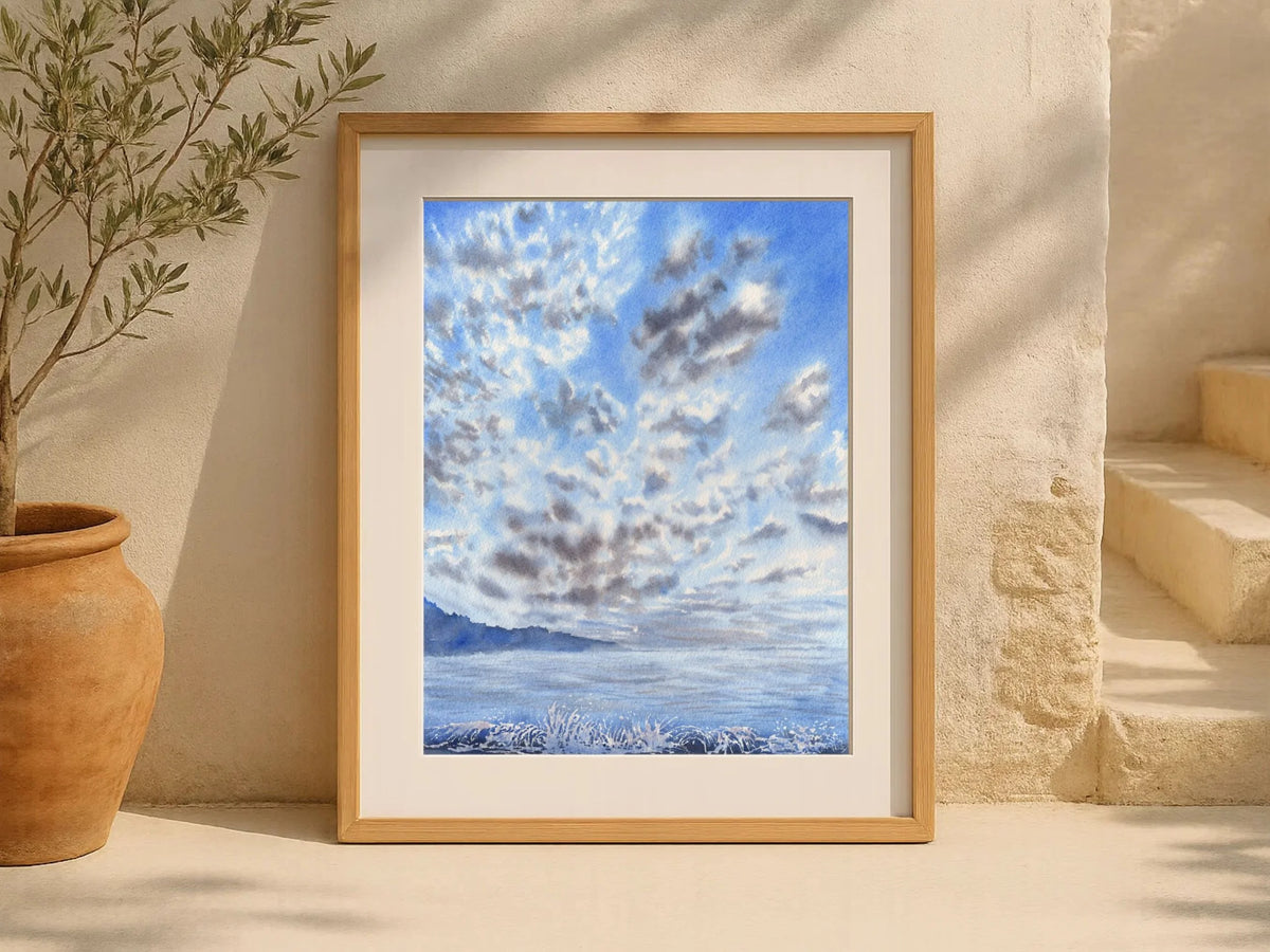 Fluffy Cirrocumulus Clouds - Art Print