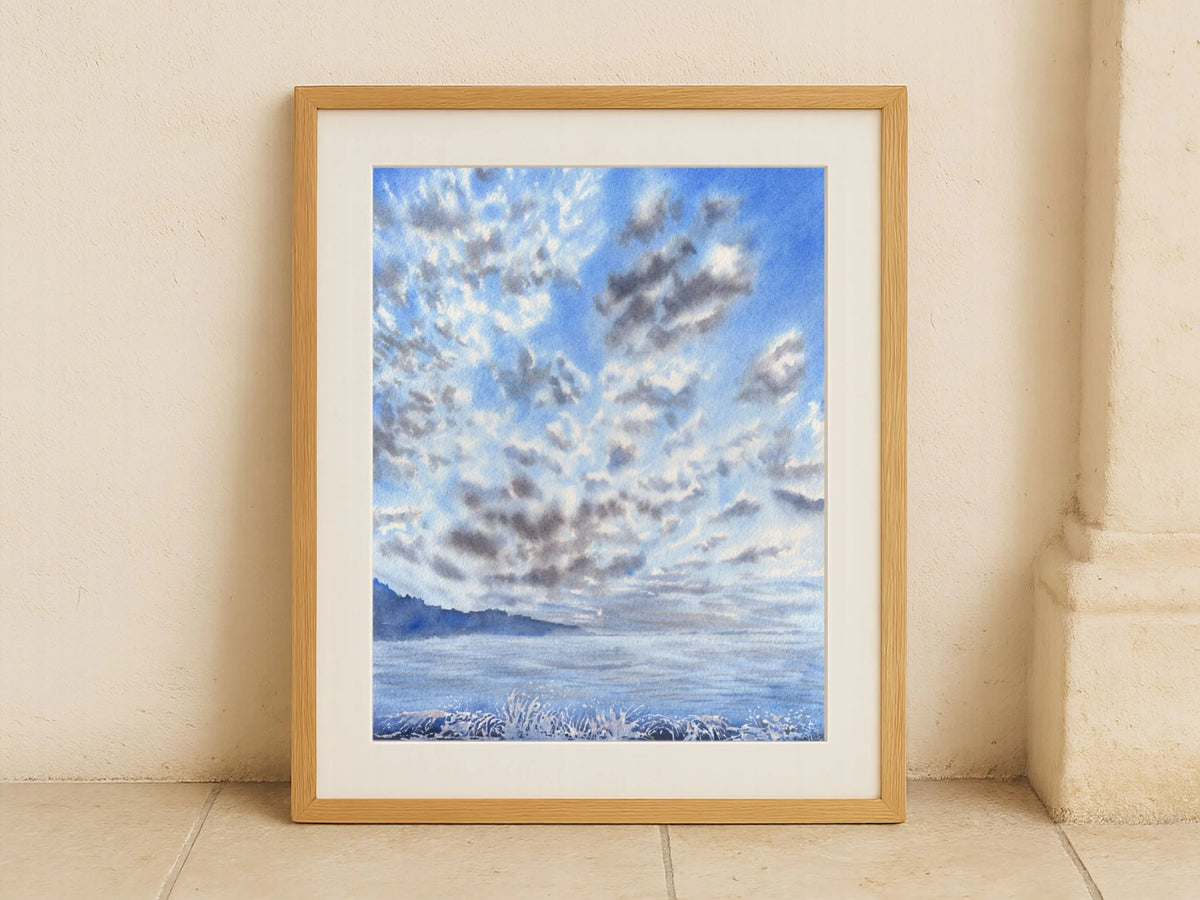 Fluffy Cirrocumulus Clouds - Art Print