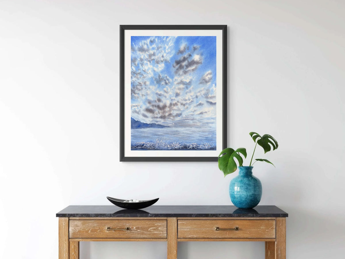 Fluffy Cirrocumulus Clouds - Art Print