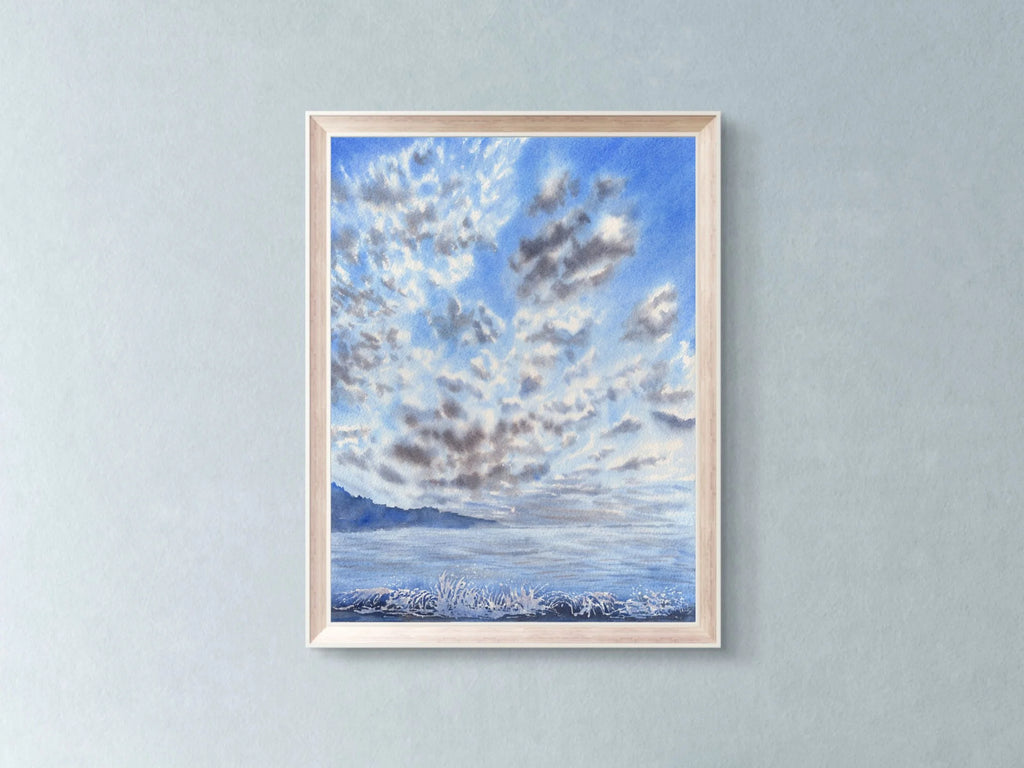 Fluffy Cirrocumulus Clouds - Art Print