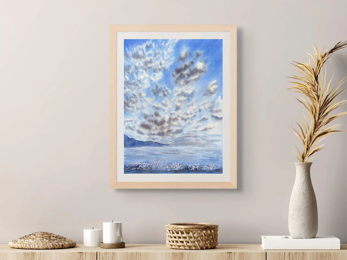 Fluffy Cirrocumulus Clouds - Art Print
