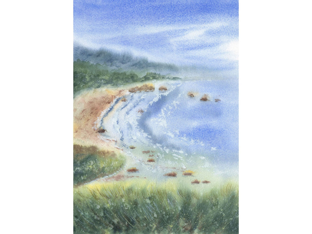 Coastal Bay - Art Print / Ecola State Park