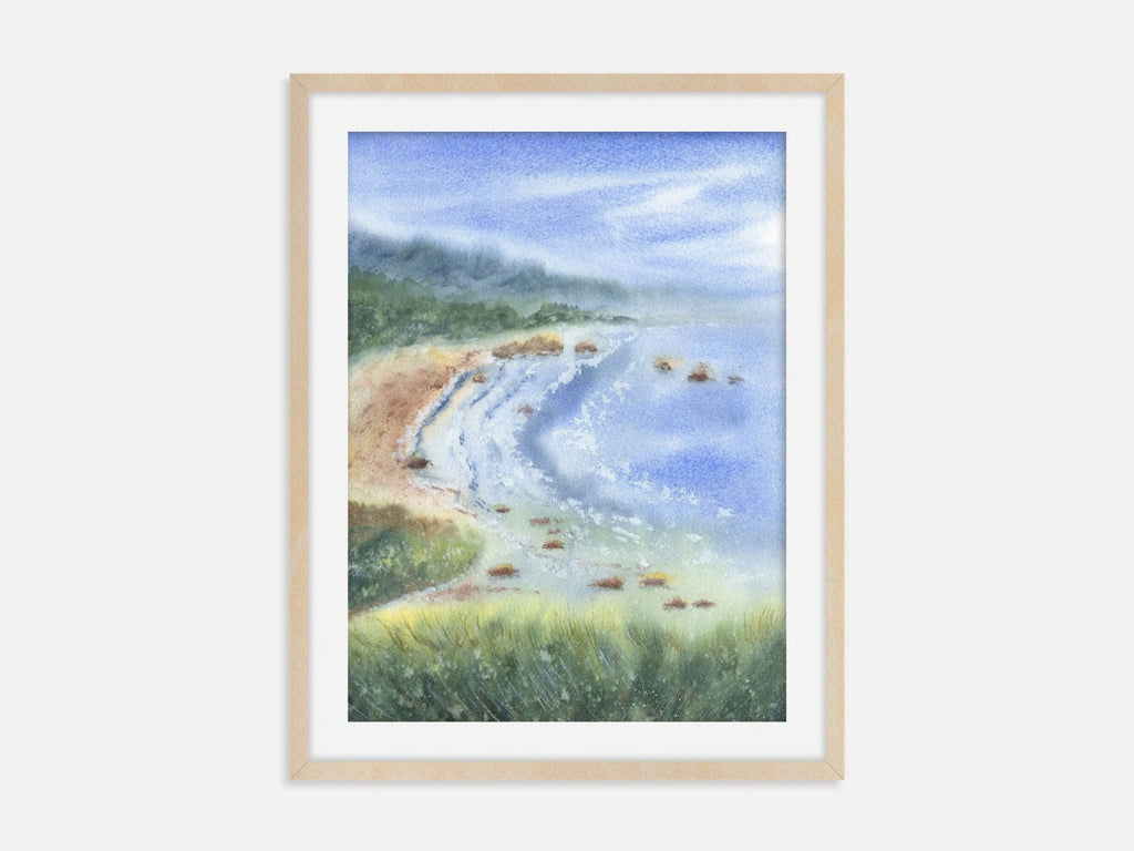 Coastal Bay - Art Print / Ecola State Park