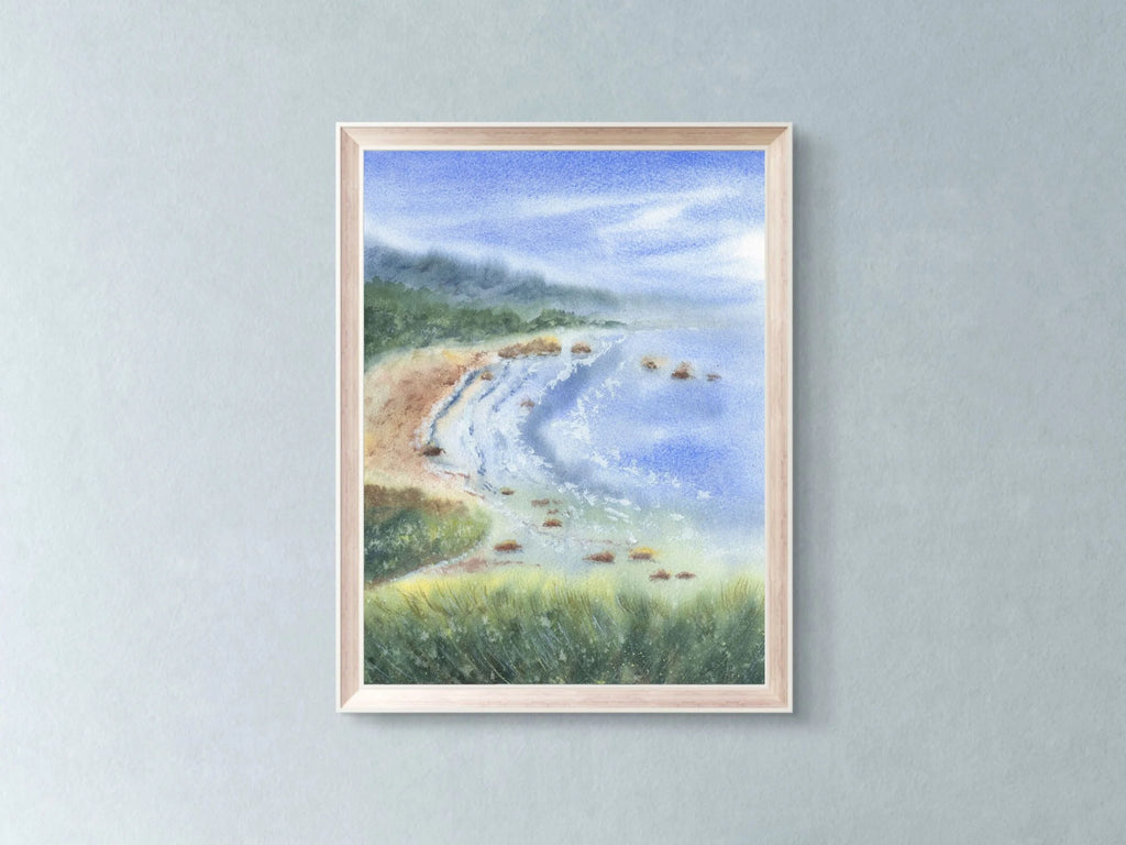 Coastal Bay - Art Print / Ecola State Park