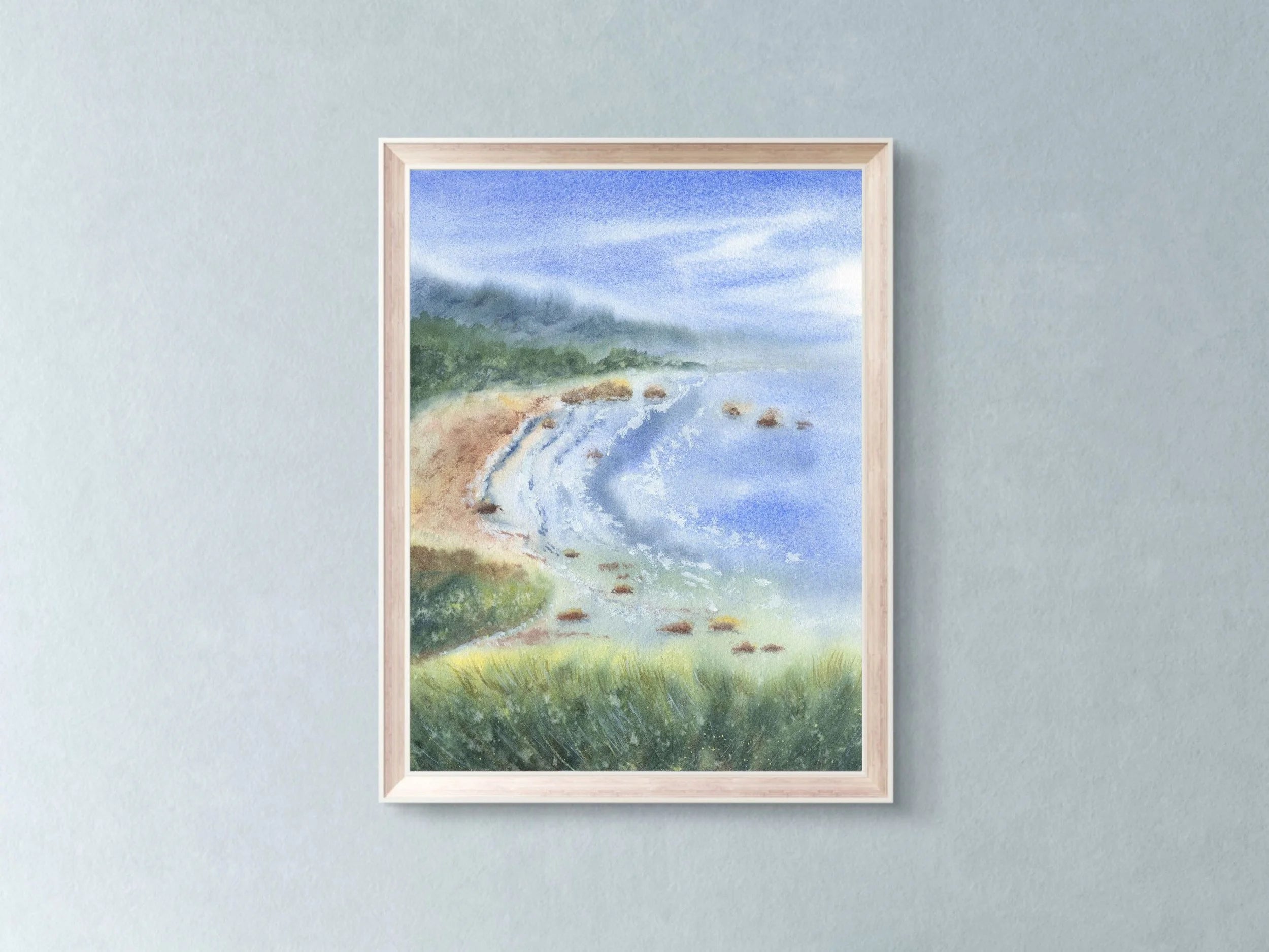 Coastal Bay - Art Print / Ecola State Park