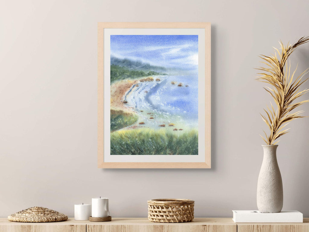 Coastal Bay - Art Print / Ecola State Park