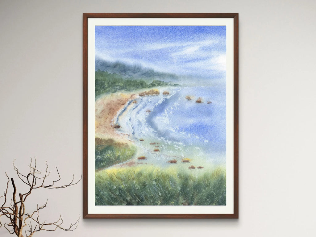 Coastal Bay - Art Print / Ecola State Park