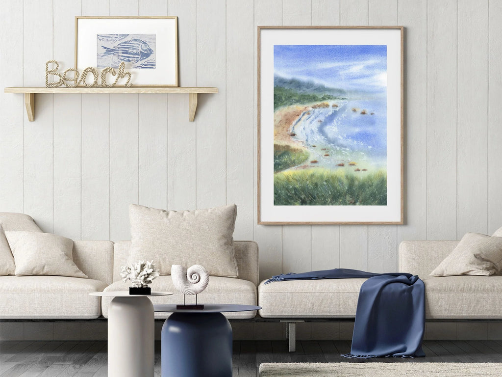 Coastal Bay - Art Print / Ecola State Park