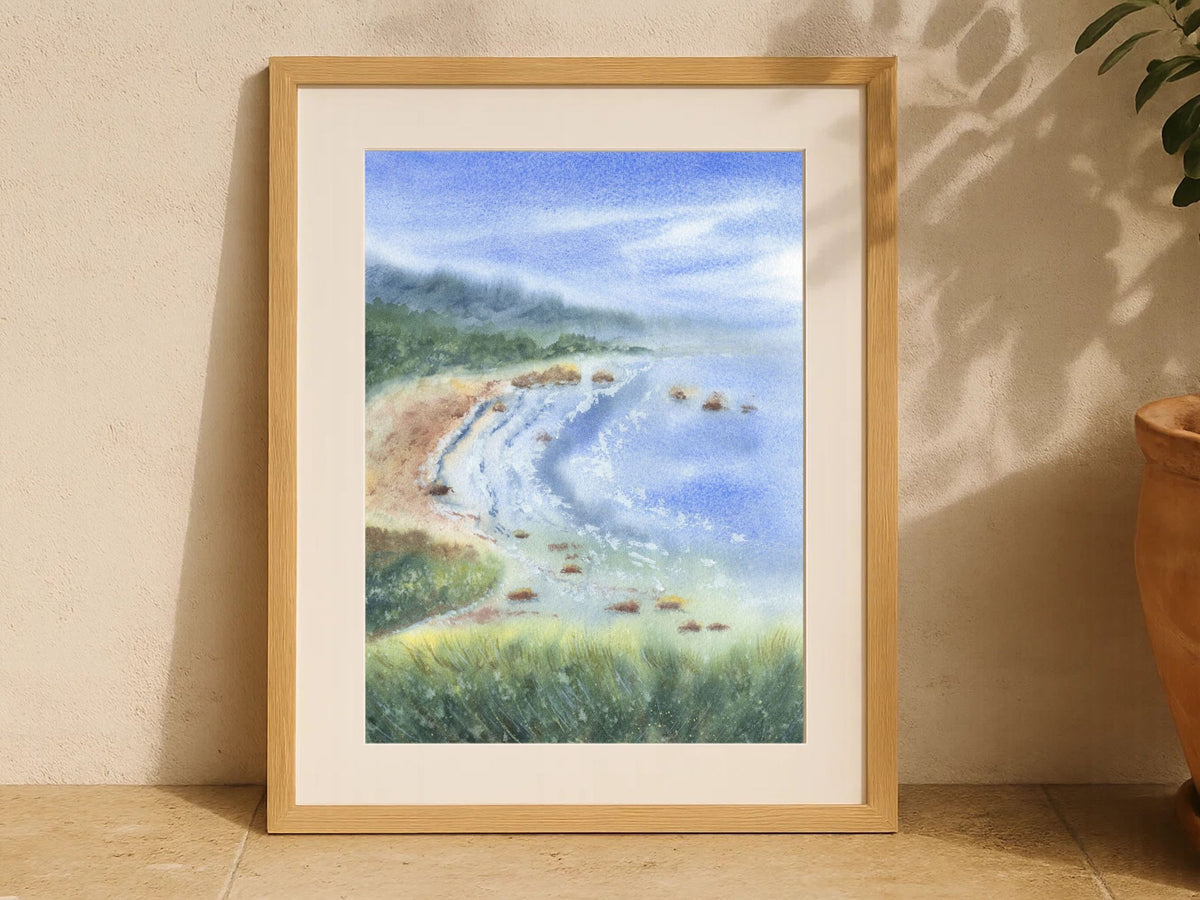 Coastal Bay - Art Print / Ecola State Park