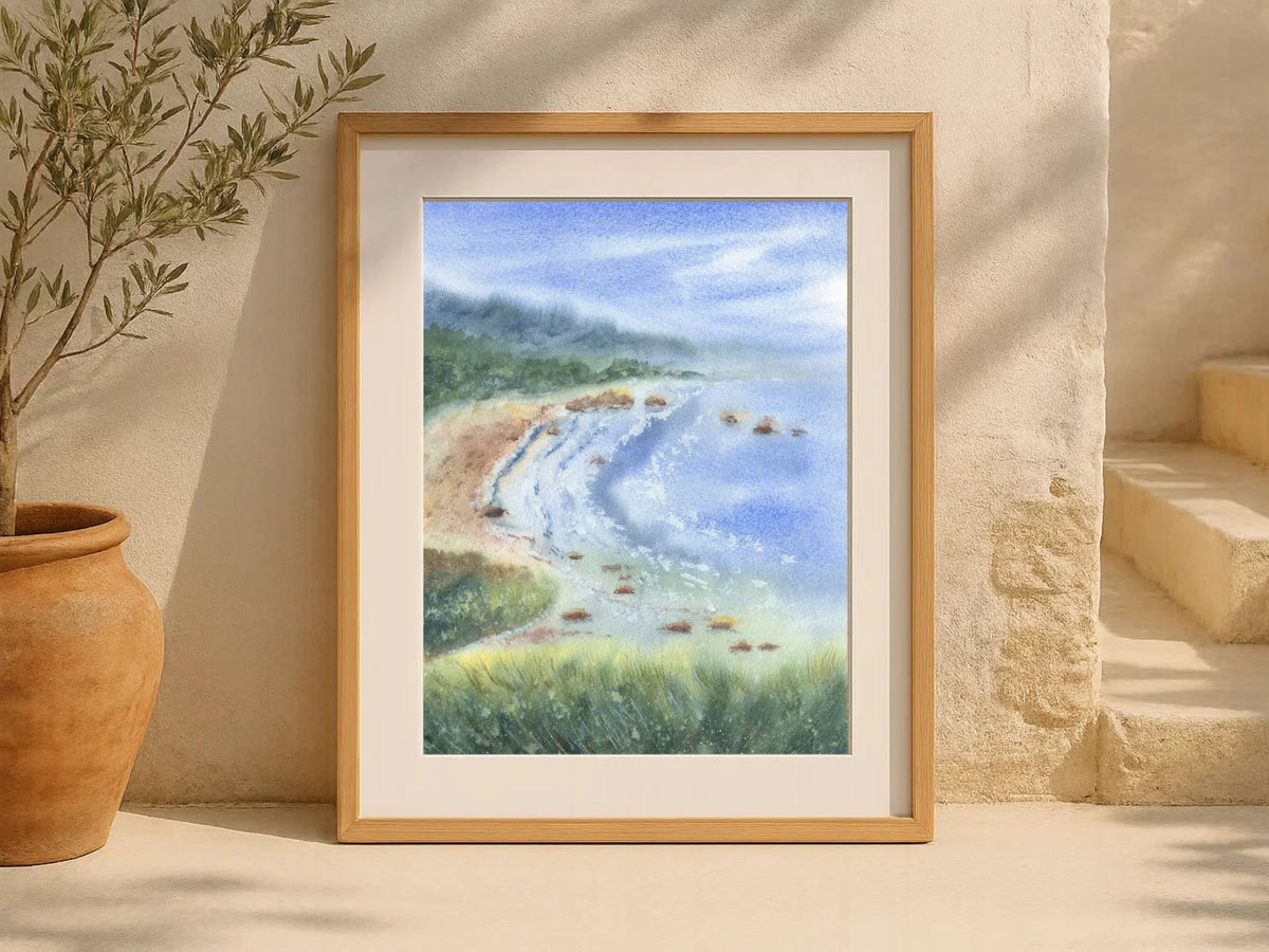 Coastal Bay - Art Print / Ecola State Park