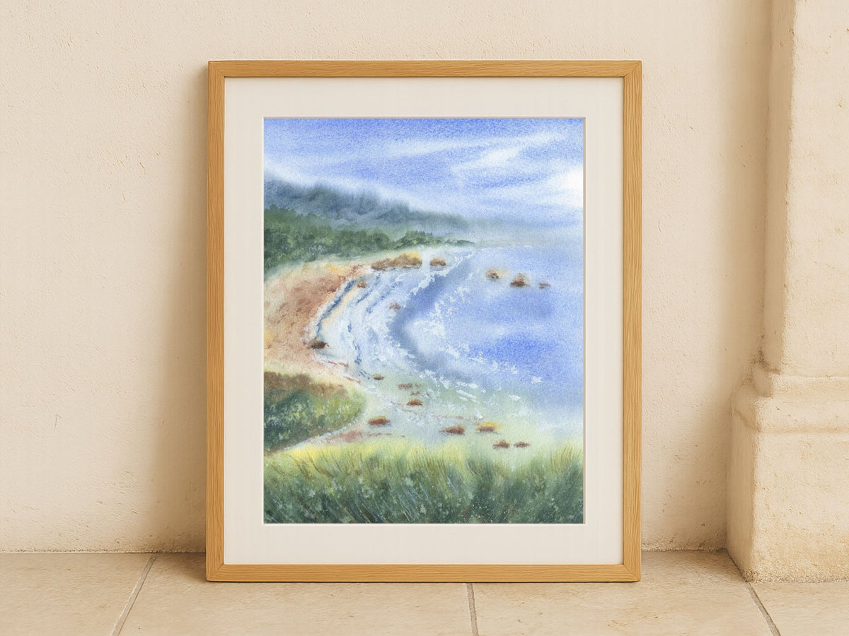 Coastal Bay - Art Print / Ecola State Park