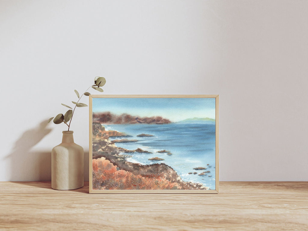 Coastal Cliff  - Art Print