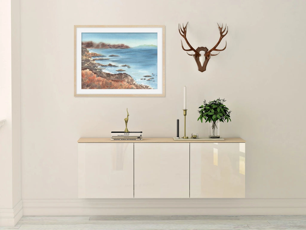 Coastal Cliff  - Art Print