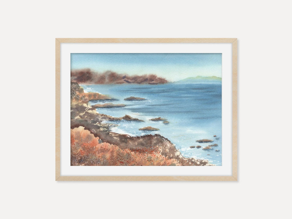 Coastal Cliff  - Art Print