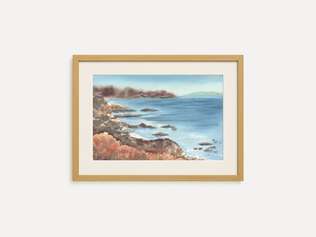 Coastal Cliff  - Art Print