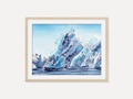 Cobalt Glacier - Art Print