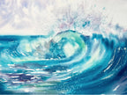 Colourful Cascades  - Original Watercolor Painting