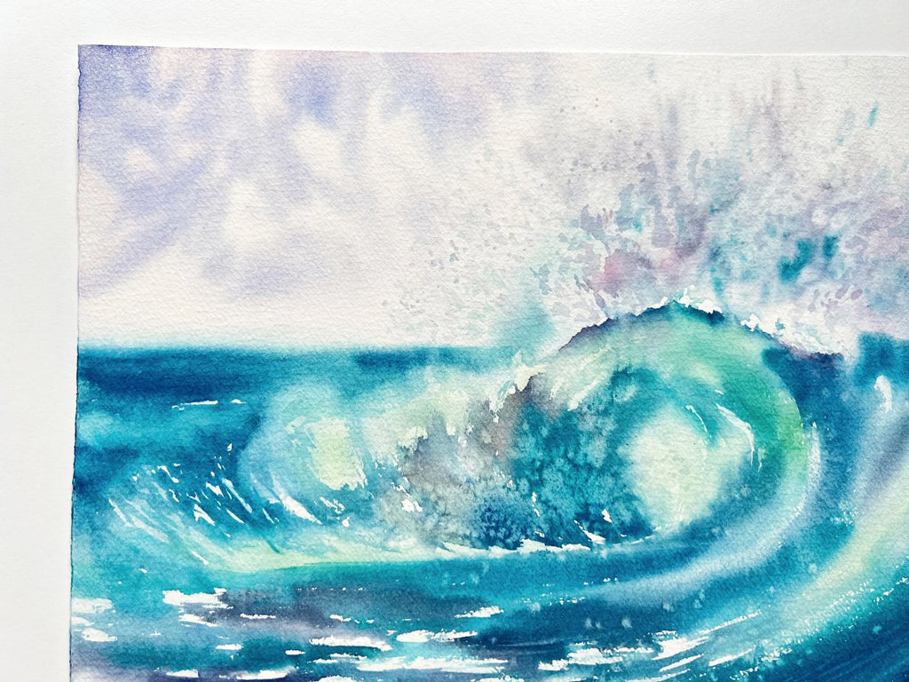 Colourful Cascades  - Original Watercolor Painting