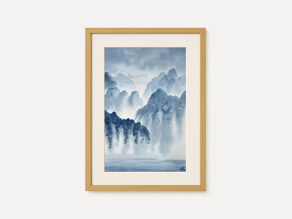 Dwelling in the Past - Original Watercolor Painting