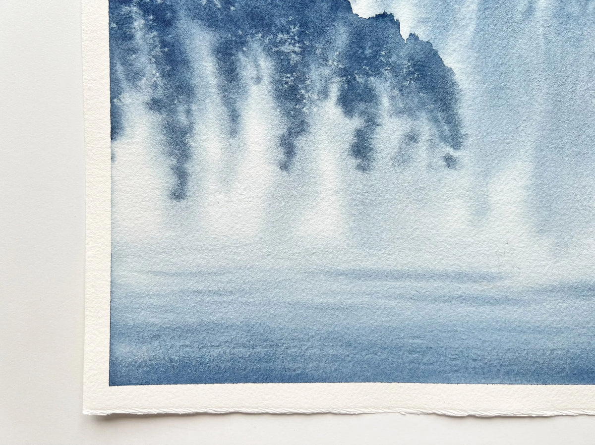 Dwelling in the Past - Original Watercolor Painting