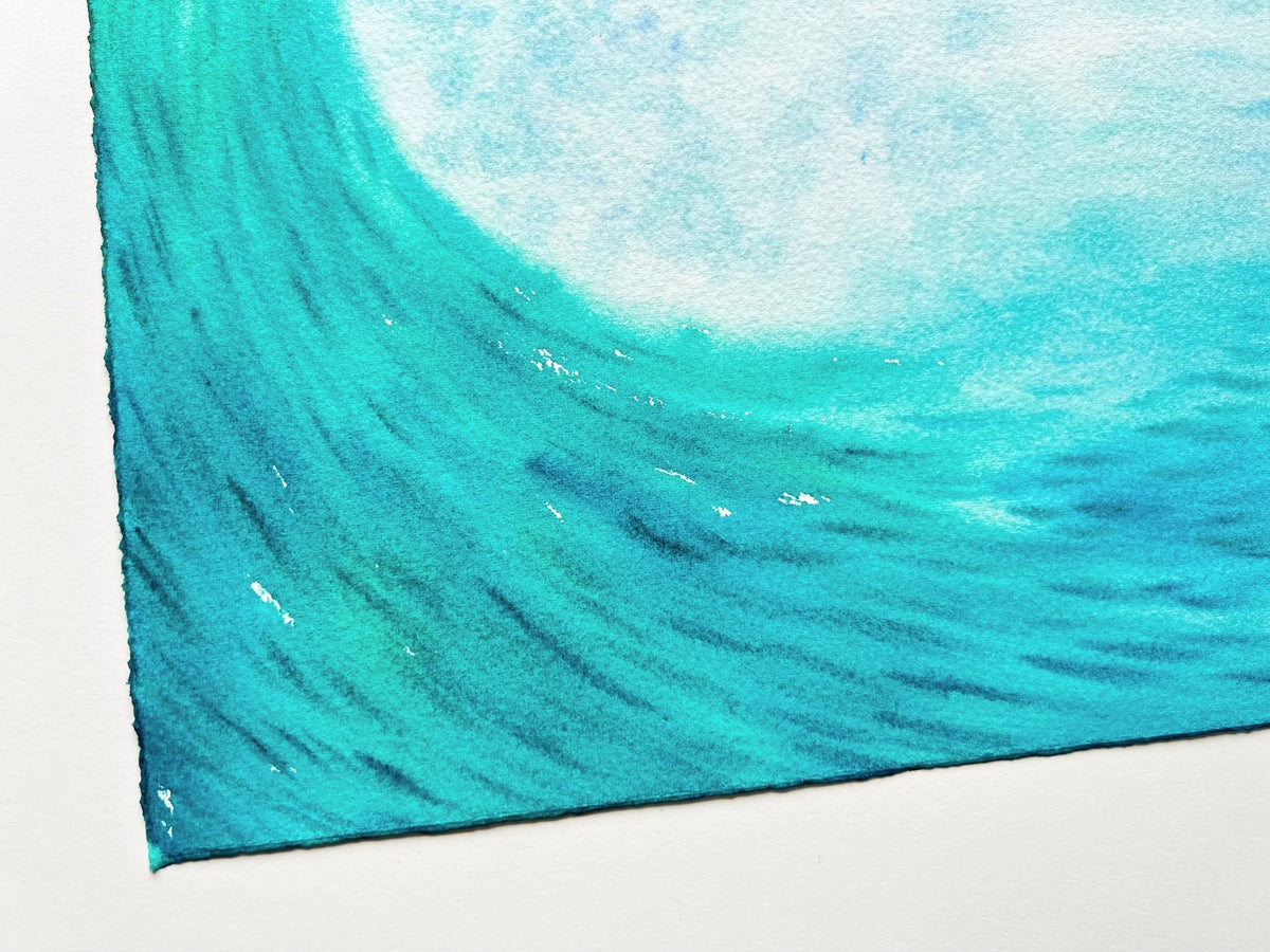 Echo of the Deep  - Original Watercolor Painting
