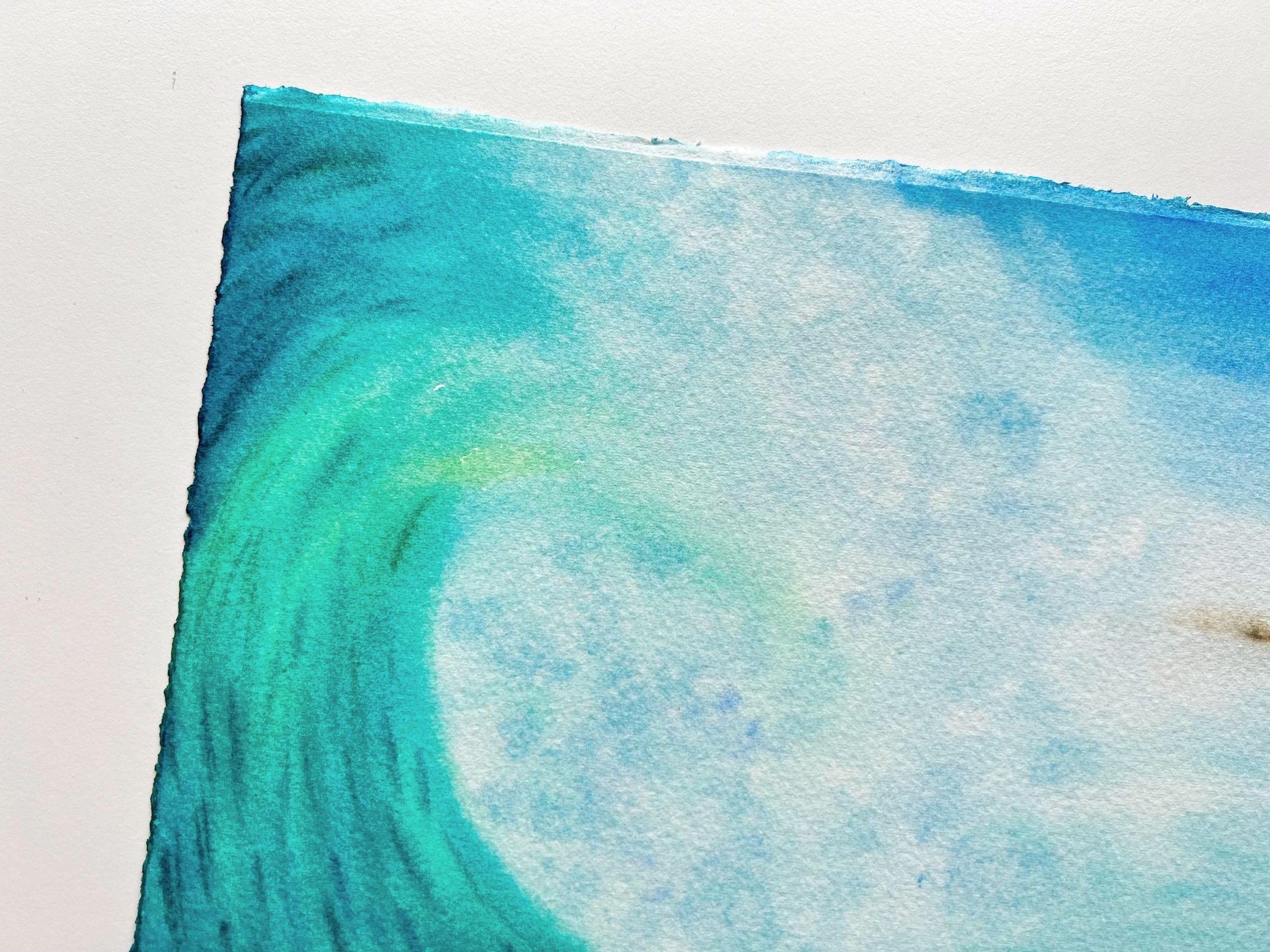 Echo of the Deep  - Original Watercolor Painting